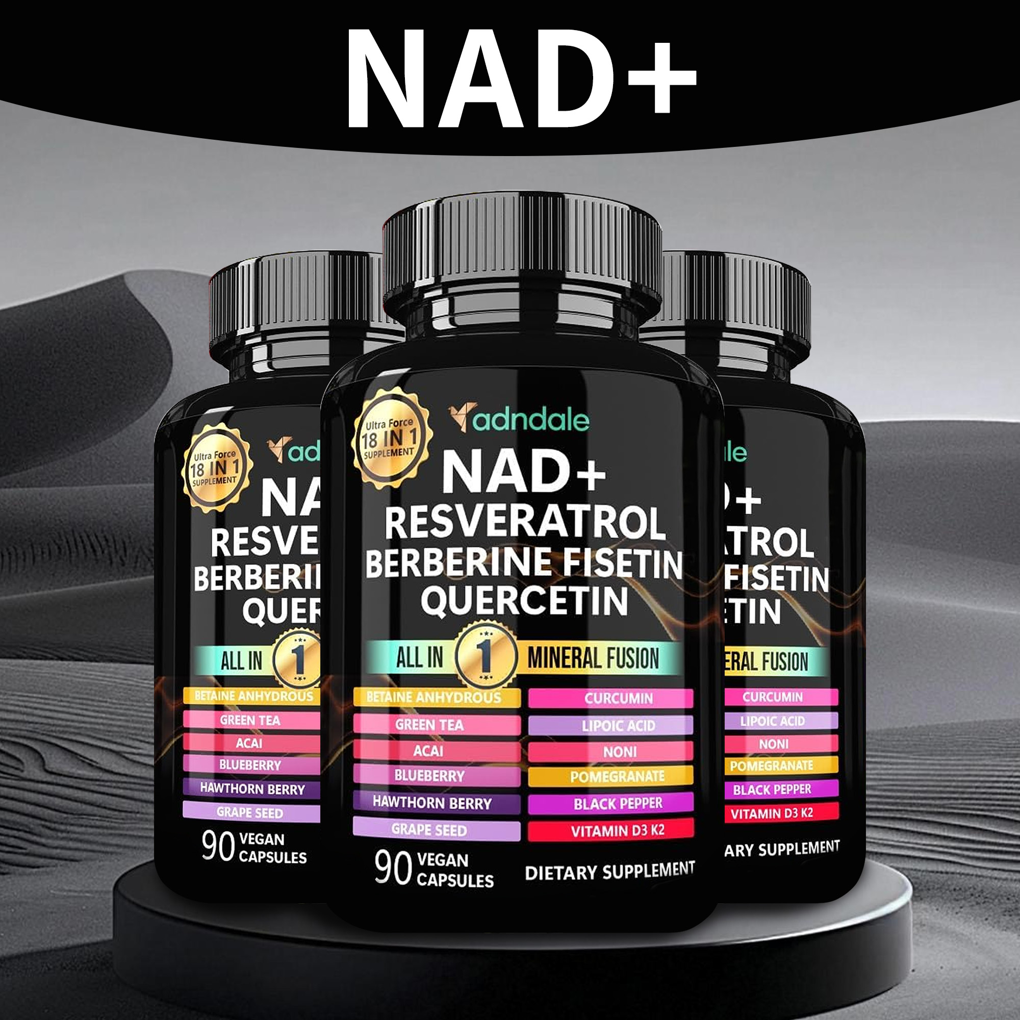 90pcs NAD Supplement - Longevi - Longevity Health & Wellness Hotel reseña y precio