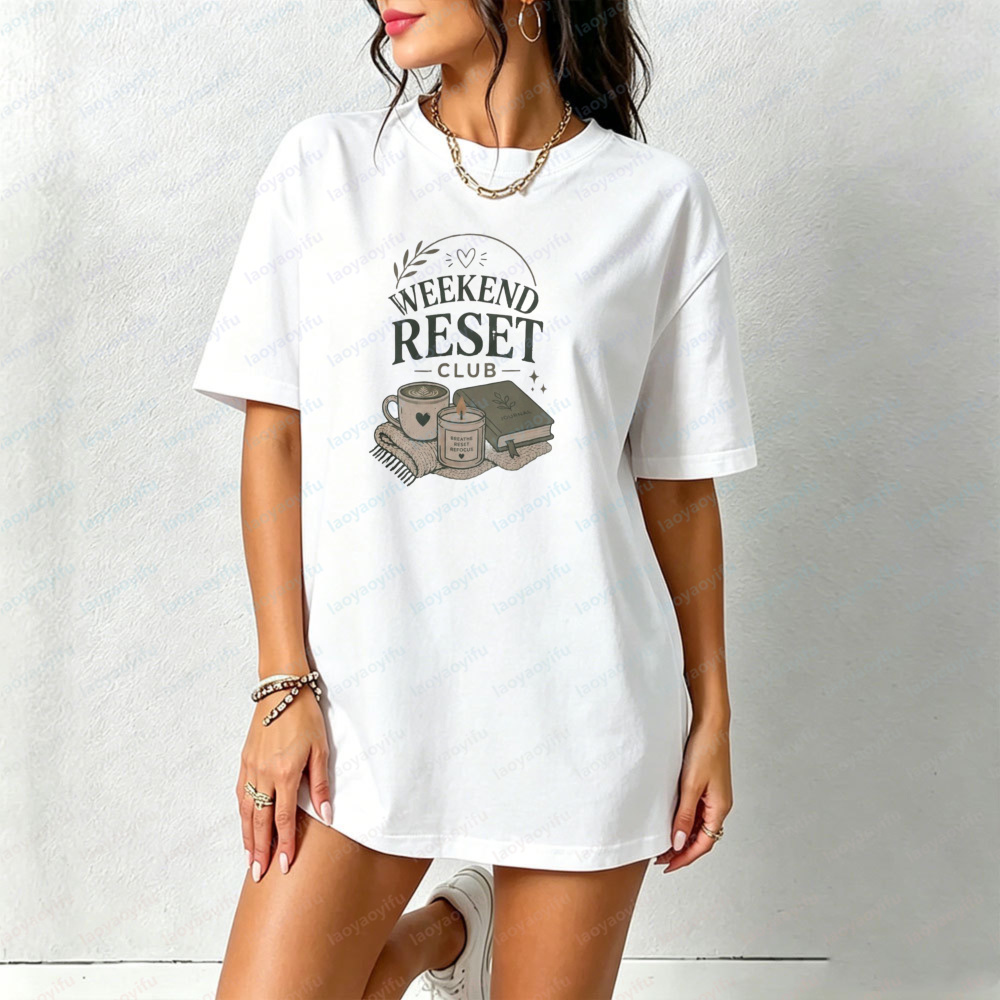 Weekend Reset Club T-Shirt Sel - Health Wellness Gifts Women reseña y precio