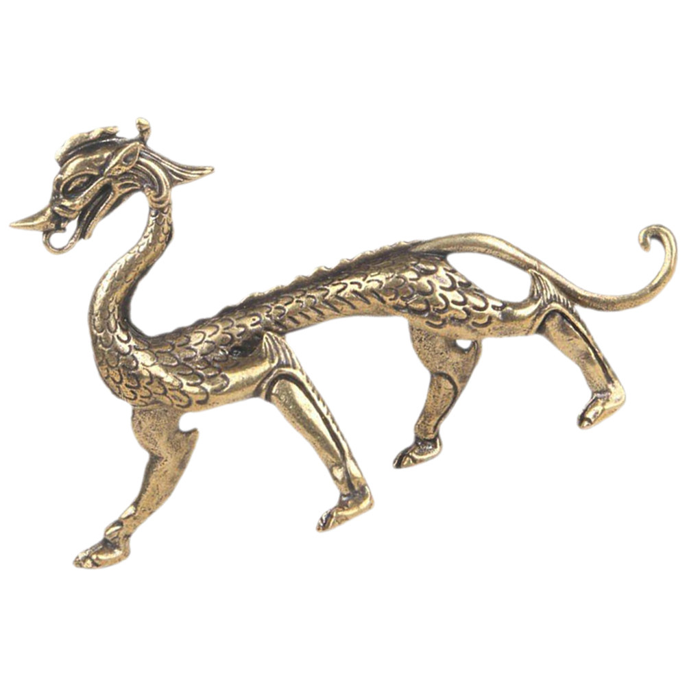 Brass Dragon Sculpture Desktop - Longevity Health & Wellness Hotel reseña y precio