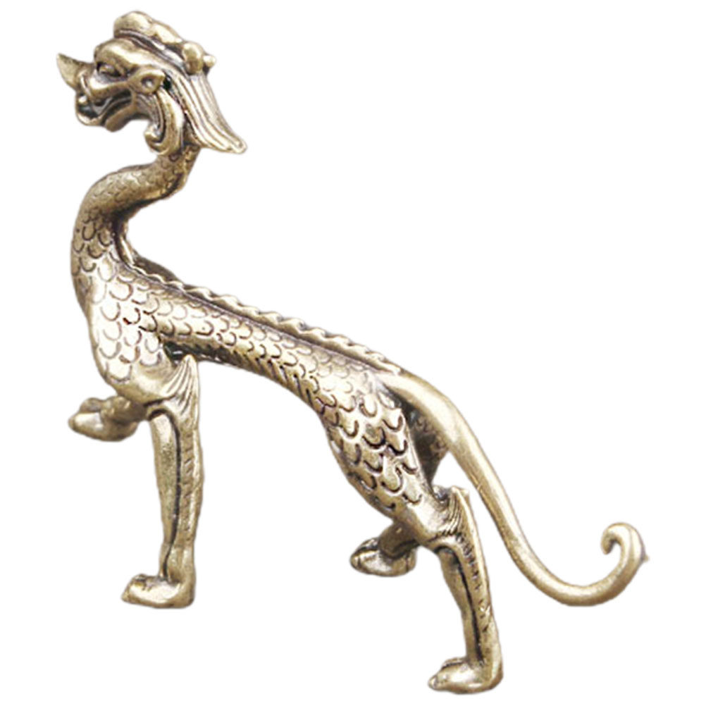Brass Dragon Sculpture Desktop - Longevity Health & Wellness Hotel reseña y precio