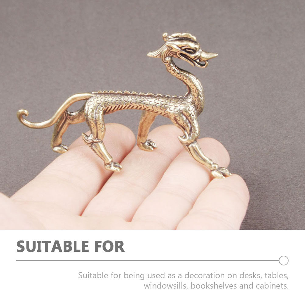 Brass Dragon Sculpture Desktop - Longevity Health & Wellness Hotel reseña y precio
