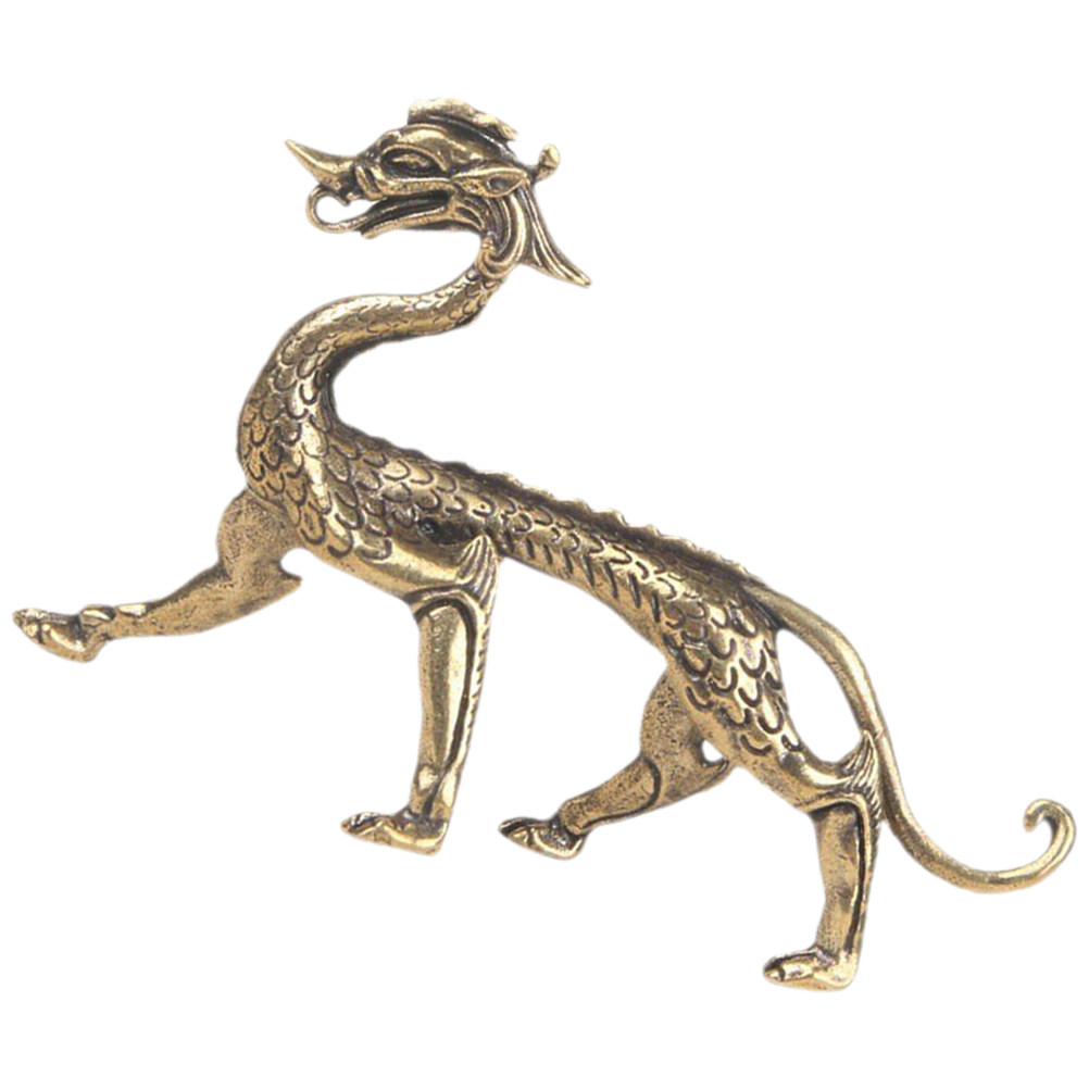 Brass Dragon Sculpture Desktop - Longevity Health & Wellness Hotel reseña y precio