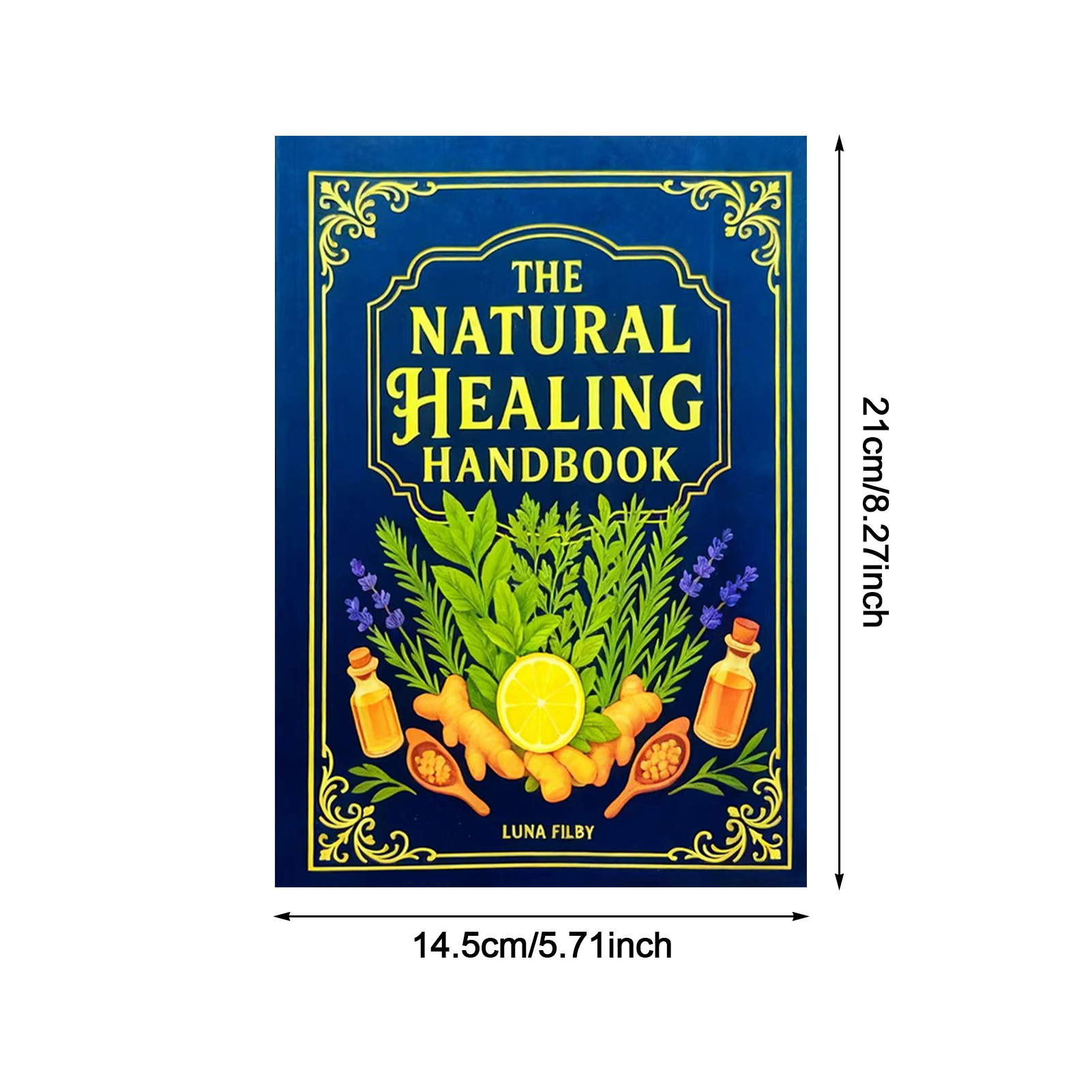Healing Handbook By Luna Filby - Health & Wellness Tablet Cutter reseña y precio
