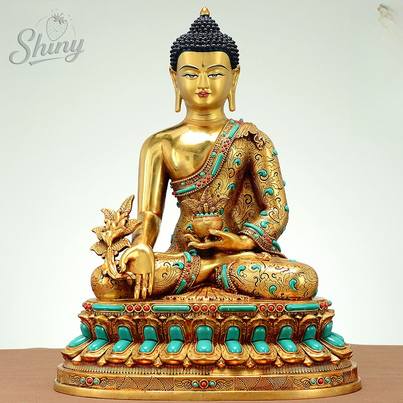 Tibet Buddha Statue Bronze Gil - Longevity Health & Wellness Hotel reseña y precio