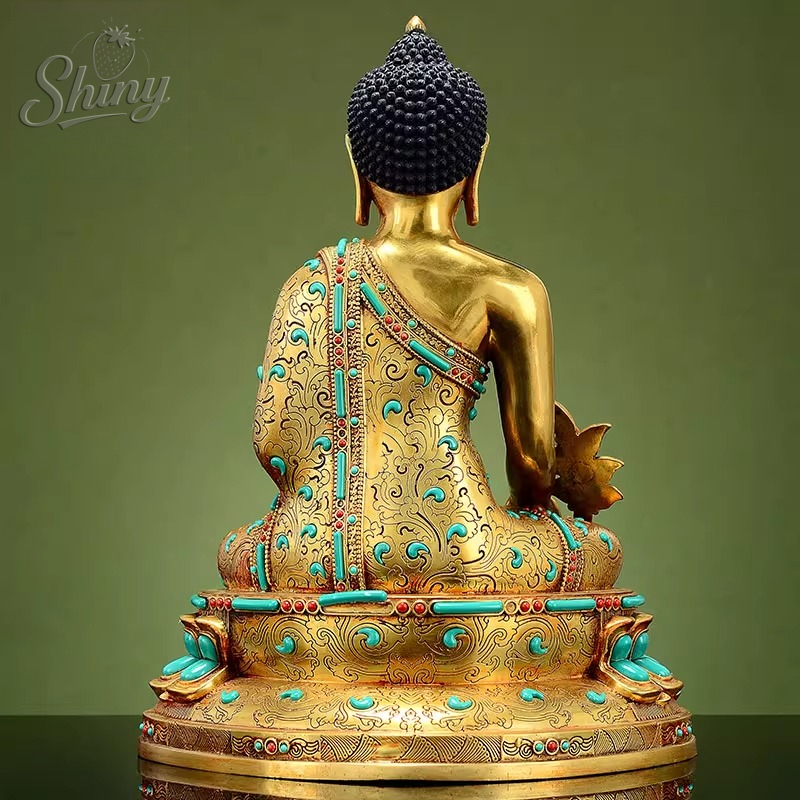 Tibet Buddha Statue Bronze Gil - Longevity Health & Wellness Hotel reseña y precio