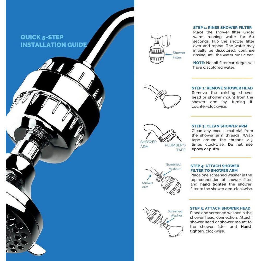 High Output AquaBliss Shower F - Health & Wellness Tablet Cutter reseña y precio