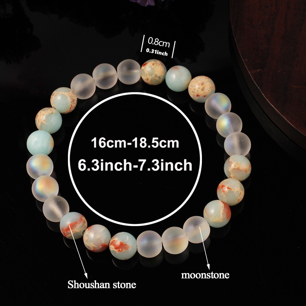 8mm Natural Shoushan Stone Hea - Longevity Health & Wellness Hotel reseña y precio